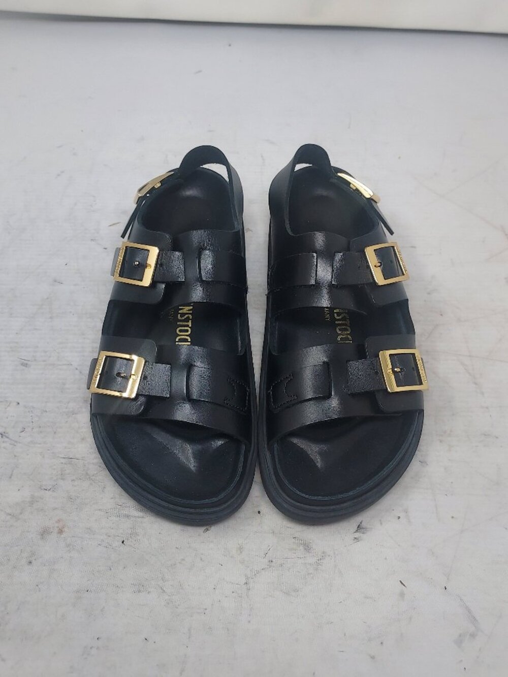 Birkenstock Black WOMENS Cannes Buckled Sandal - Picture 5 of 7
